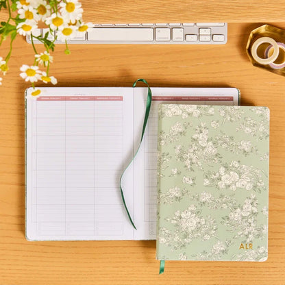 A5 Softbound Academic Planner - Toile Wallpaper Fern (August 2026 - July 2027)
