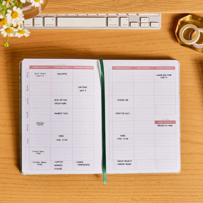 A5 Softbound Academic Planner - Toile Wallpaper Fern (August 2026 - July 2027)