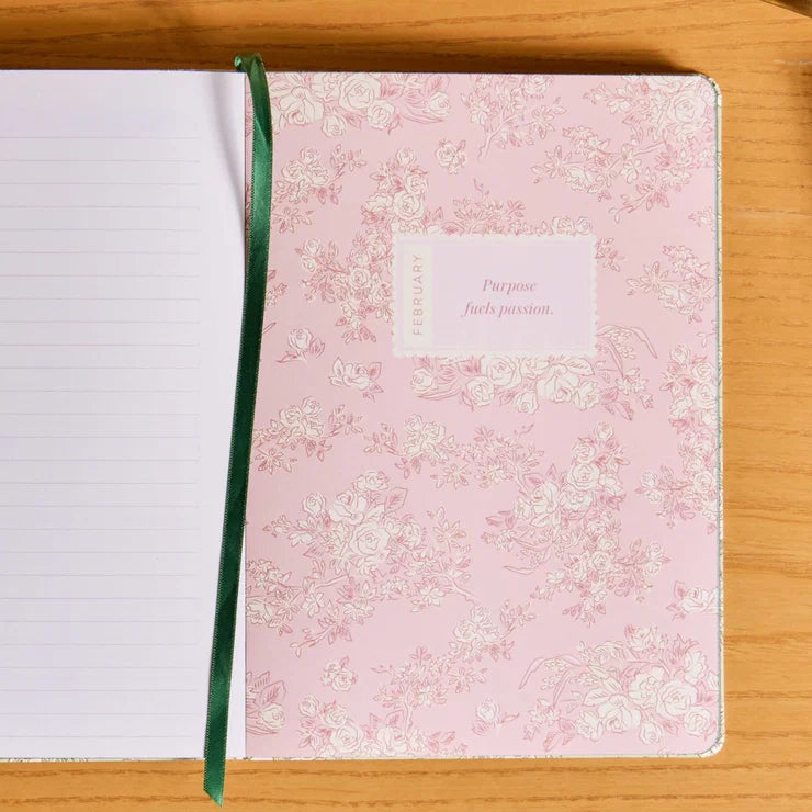 A5 Softbound Academic Planner - Toile Wallpaper Fern (August 2026 - July 2027)