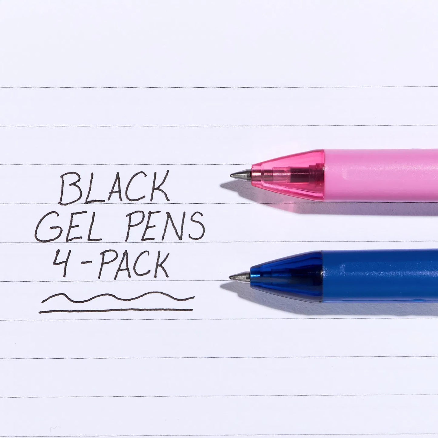 Black Gel Pens 4-pack