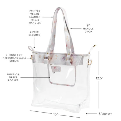 Clear Tote - Wildflowers