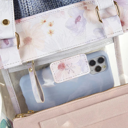 Clear Tote - Wildflowers