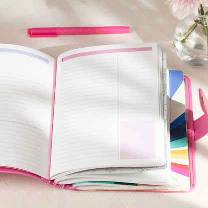 Petite Planner Clear On-the-Go Folio - Candy