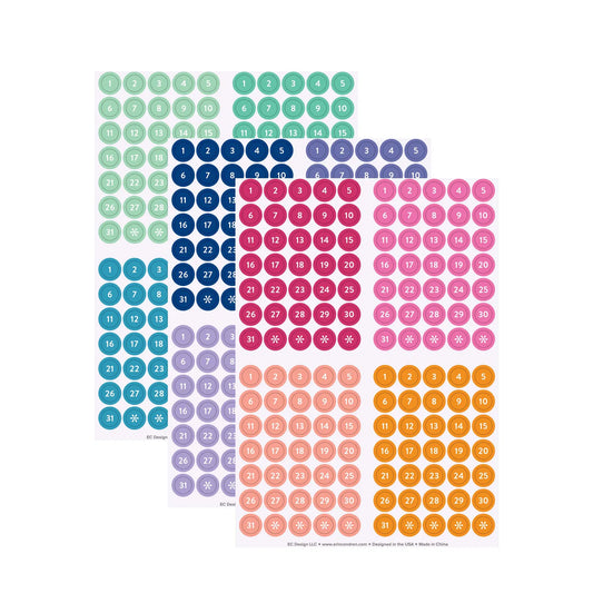 Date Dots - Colorful