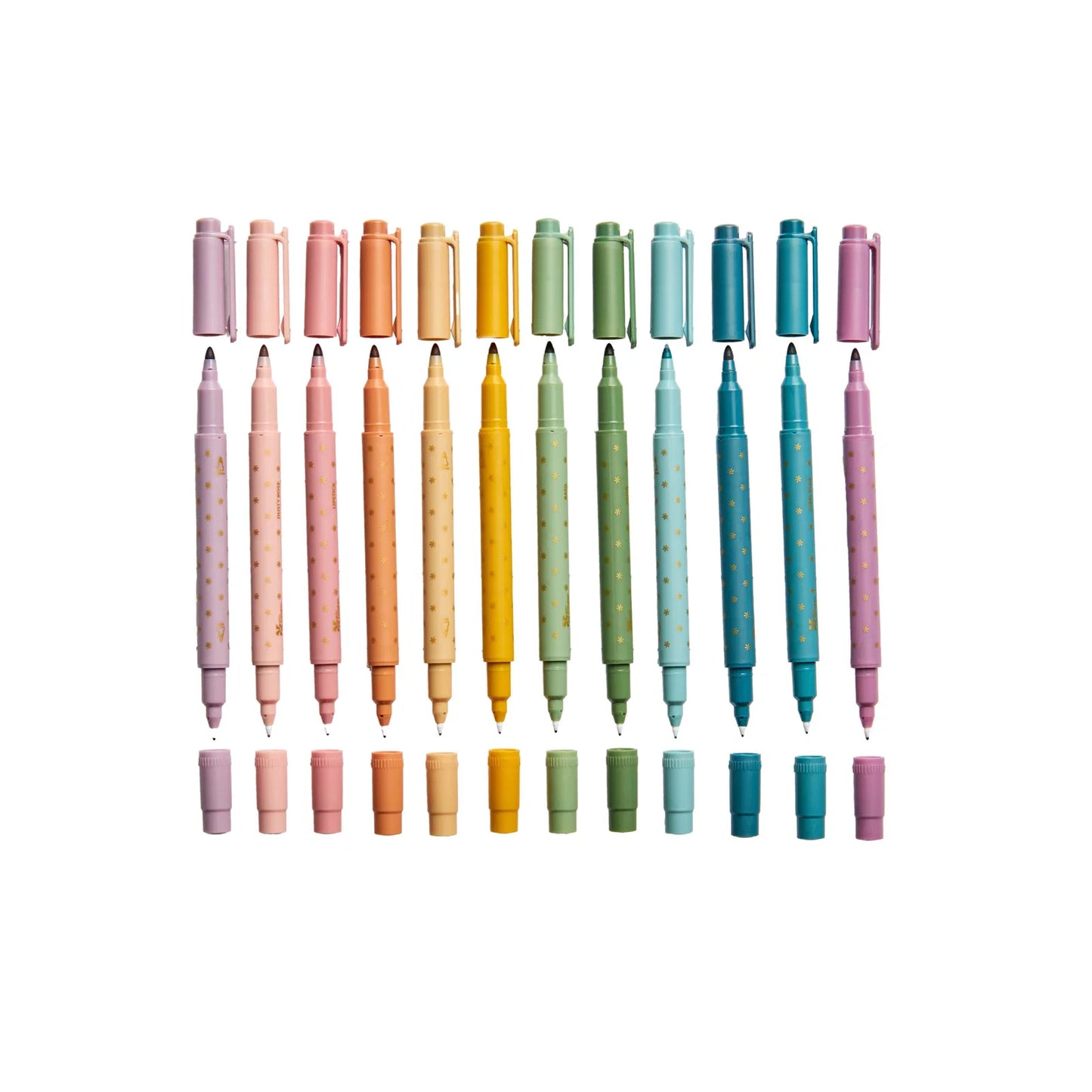 Earth Tones Dual-Tip Markers 12-pack