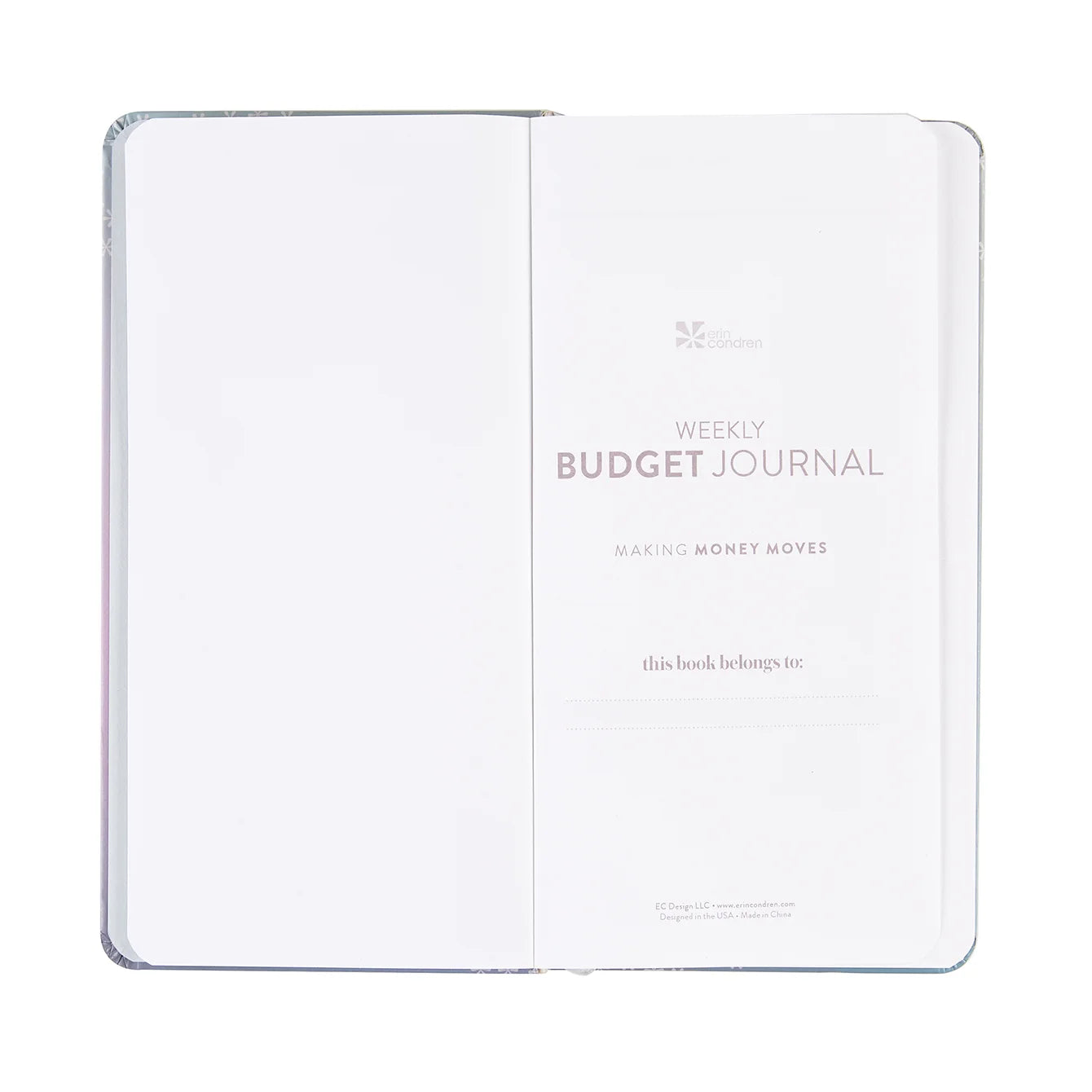 Hardbound Budget Notebook