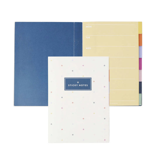 Colorful Functional Tabbed Sticky Notes Booklet