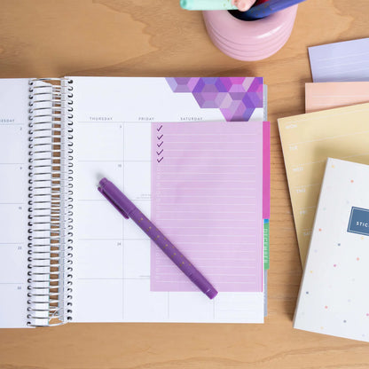 Colorful Functional Tabbed Sticky Notes Booklet