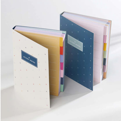Colorful Functional Tabbed Sticky Notes Booklet