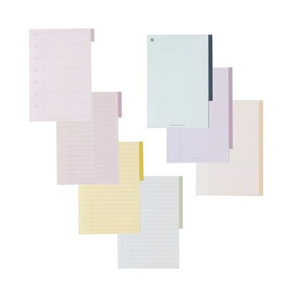 Earth Tones Functional Tabbed Sticky Notes Booklet