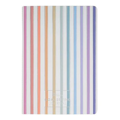 Goal Setting Petite Planner - Watercolor Stripes