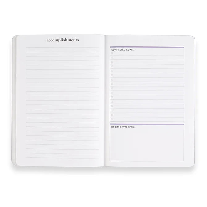 Goal Setting Petite Planner - Watercolor Stripes