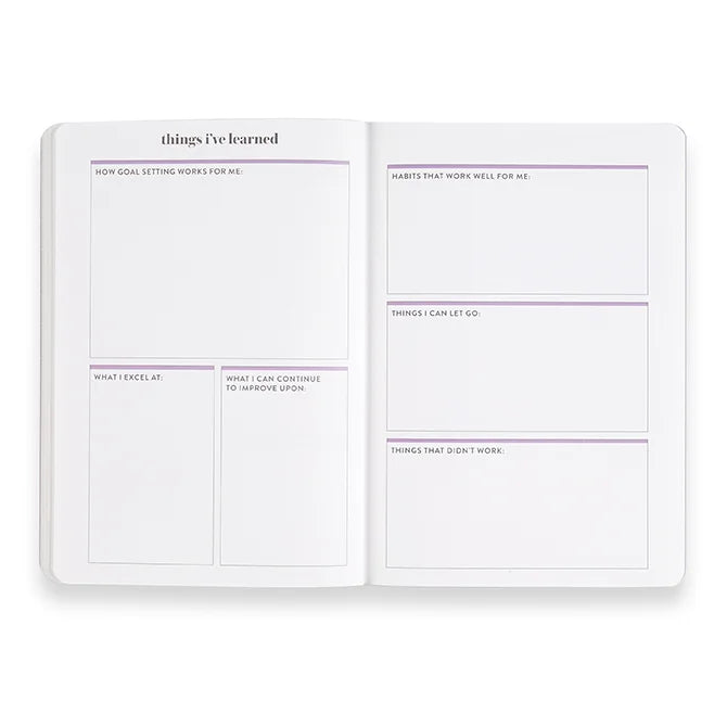 Goal Setting Petite Planner - Watercolor Stripes