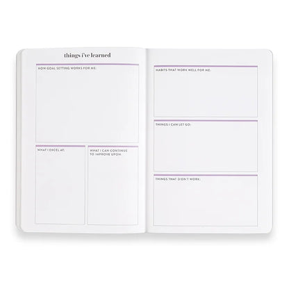 Goal Setting Petite Planner - Watercolor Stripes