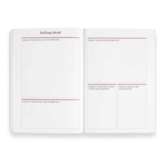 Goal Setting Petite Planner - Watercolor Stripes
