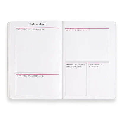 Goal Setting Petite Planner - Watercolor Stripes
