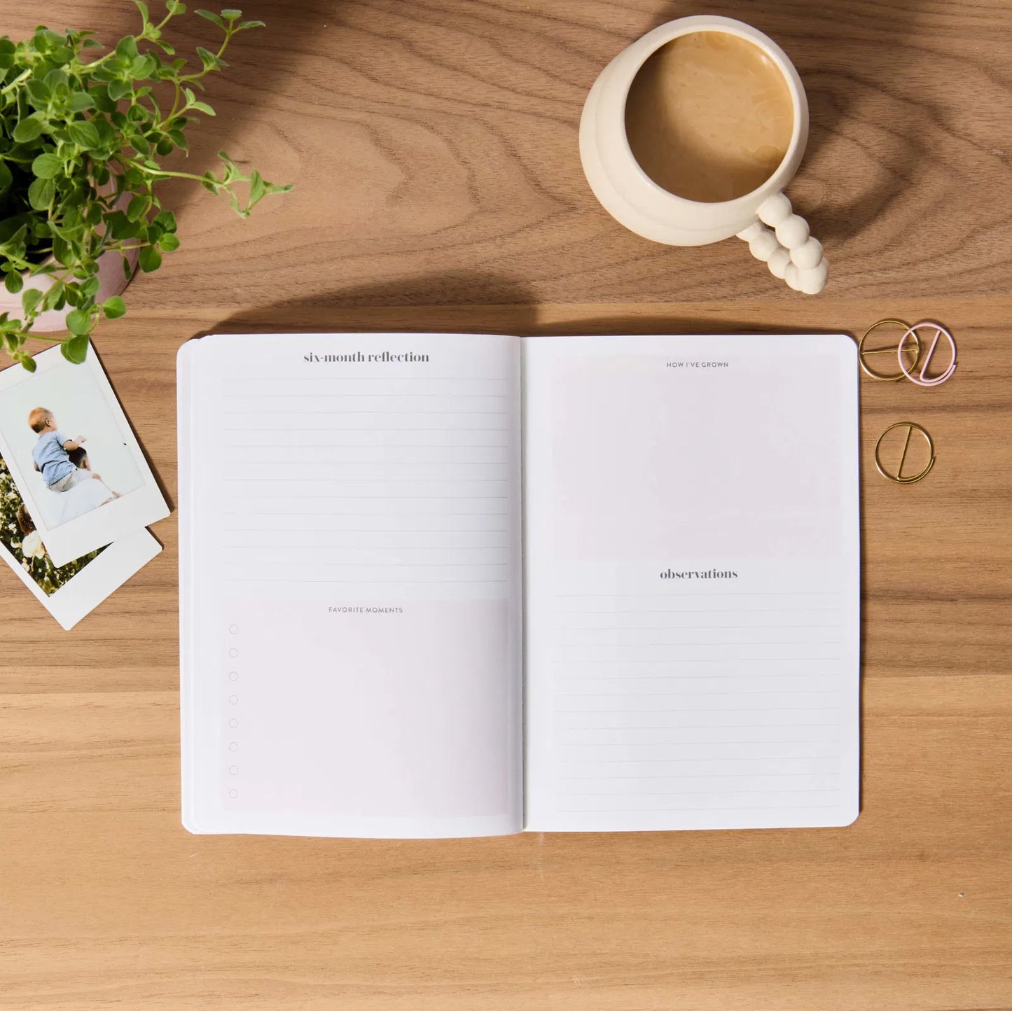 Gratitude Journal Petite Planner - Bouquet Wallpaper