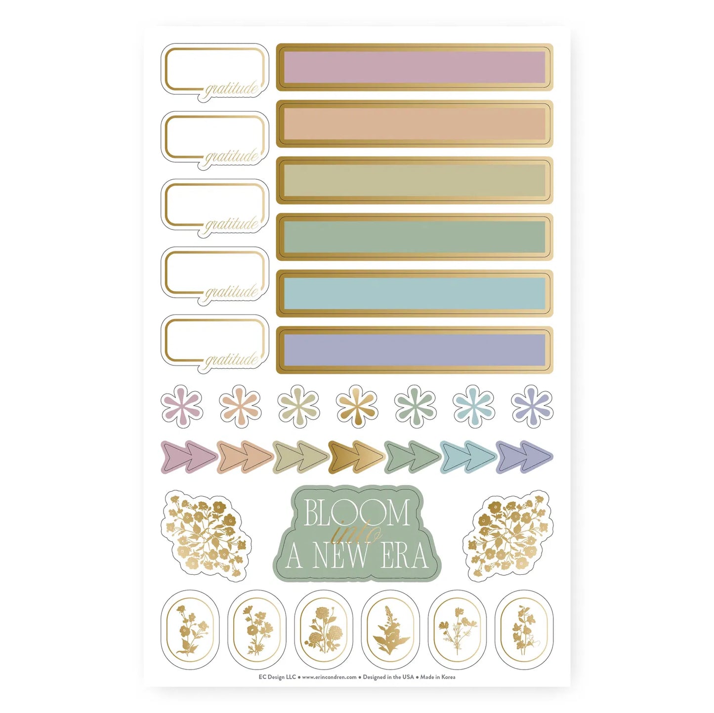 Gratitude Journal Petite Planner - Bouquet Wallpaper