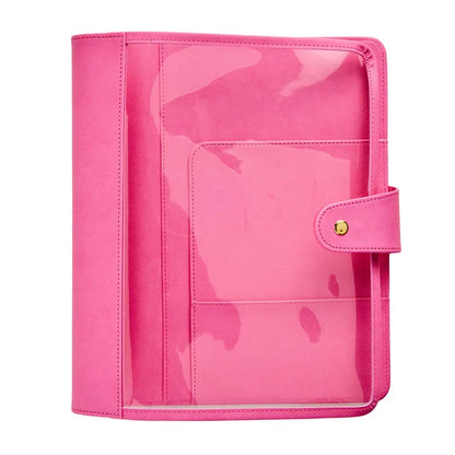 Large Clear Planner Folio - Candy