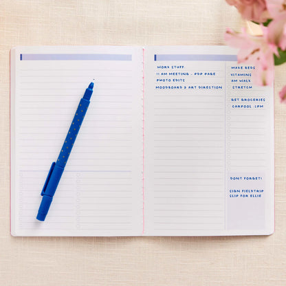 Productivity Petite Journal - Pink Asterisk