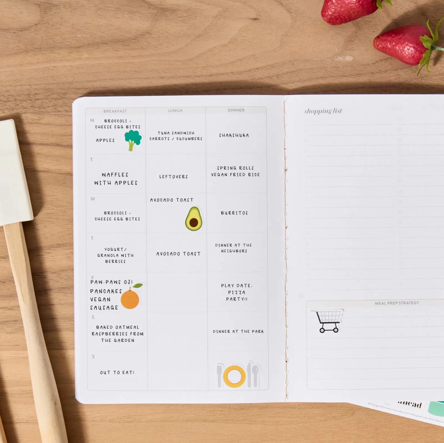 Meal Planner Petite Planner - Parquet