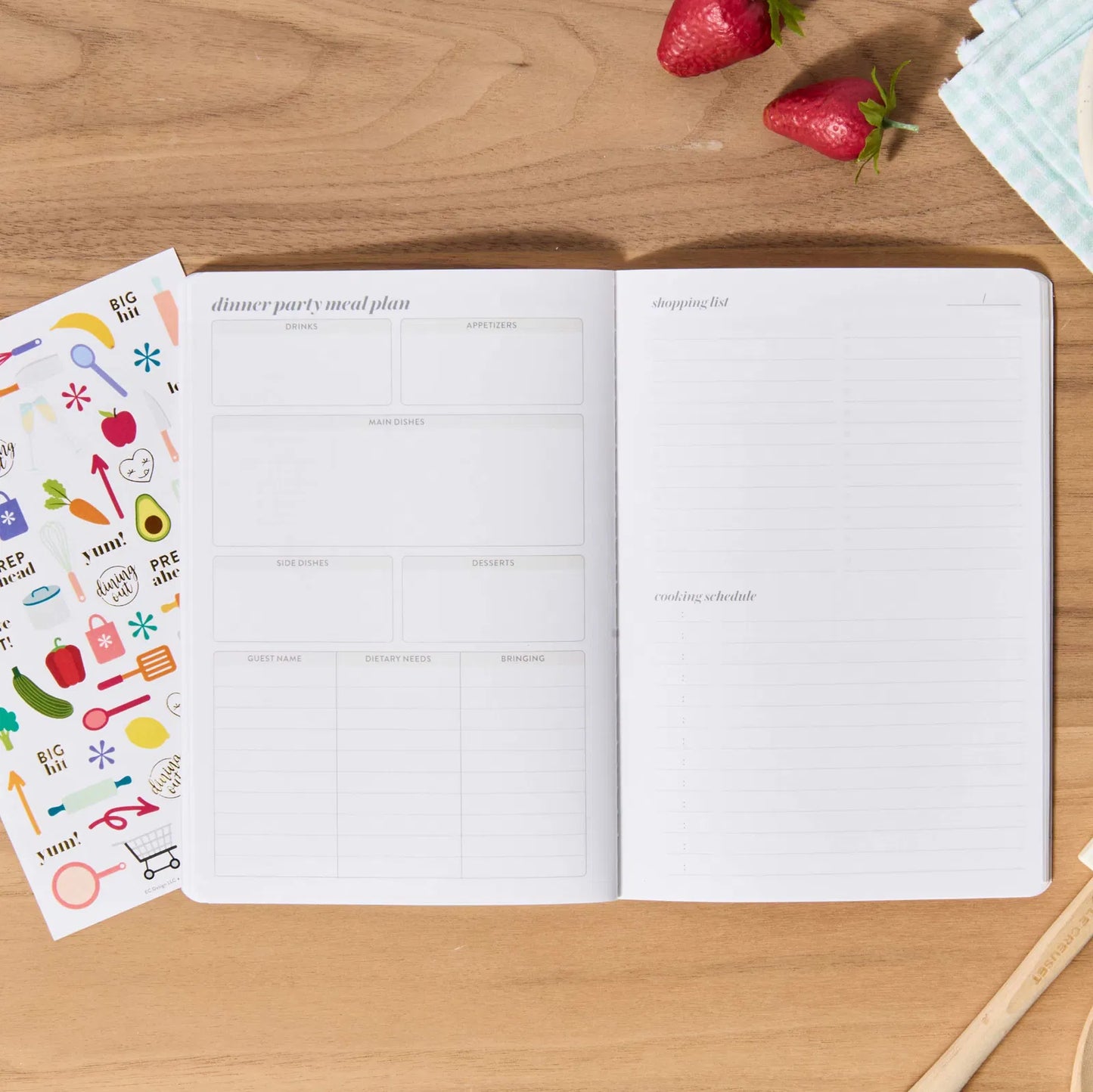 Meal Planner Petite Planner - Parquet