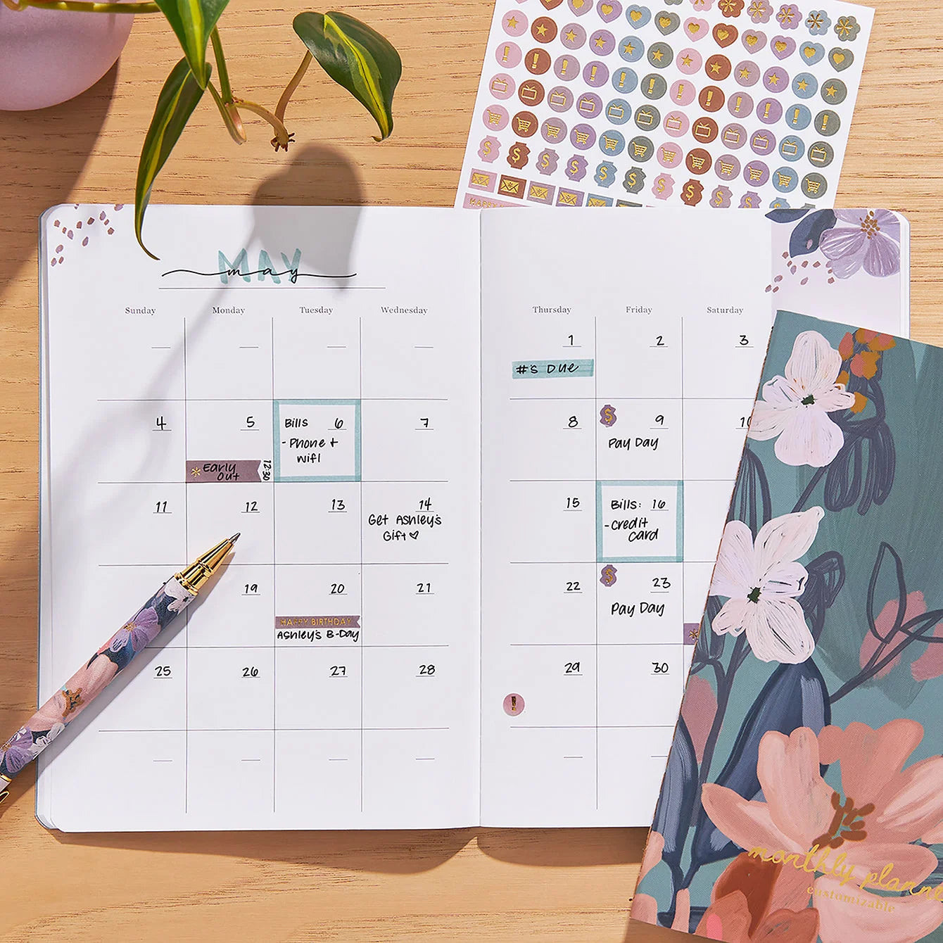 Undated Monthly PetitePlanner