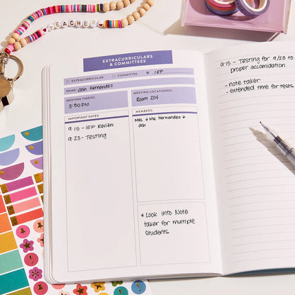 Teacher Tracker Petite Planner - School Supplies