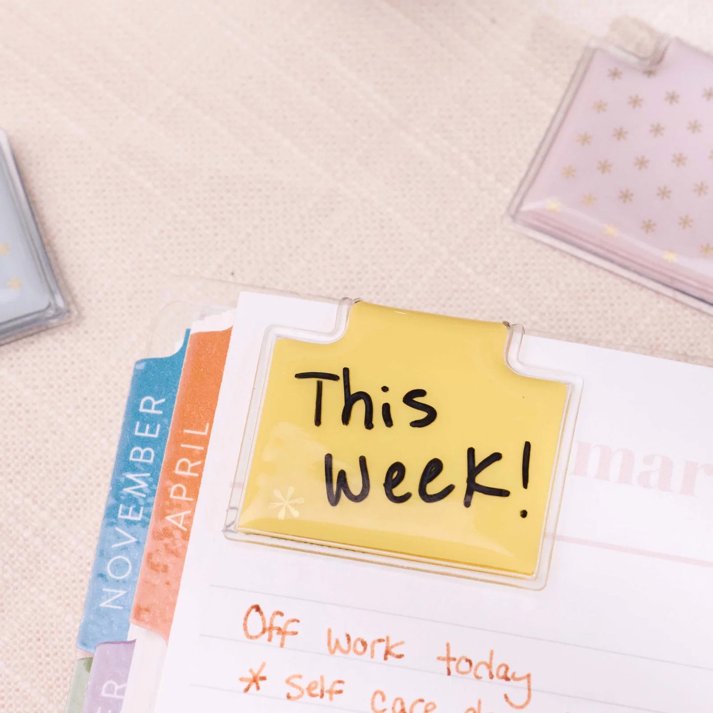 Magnetic Bookmark Set of 3 - Pastel