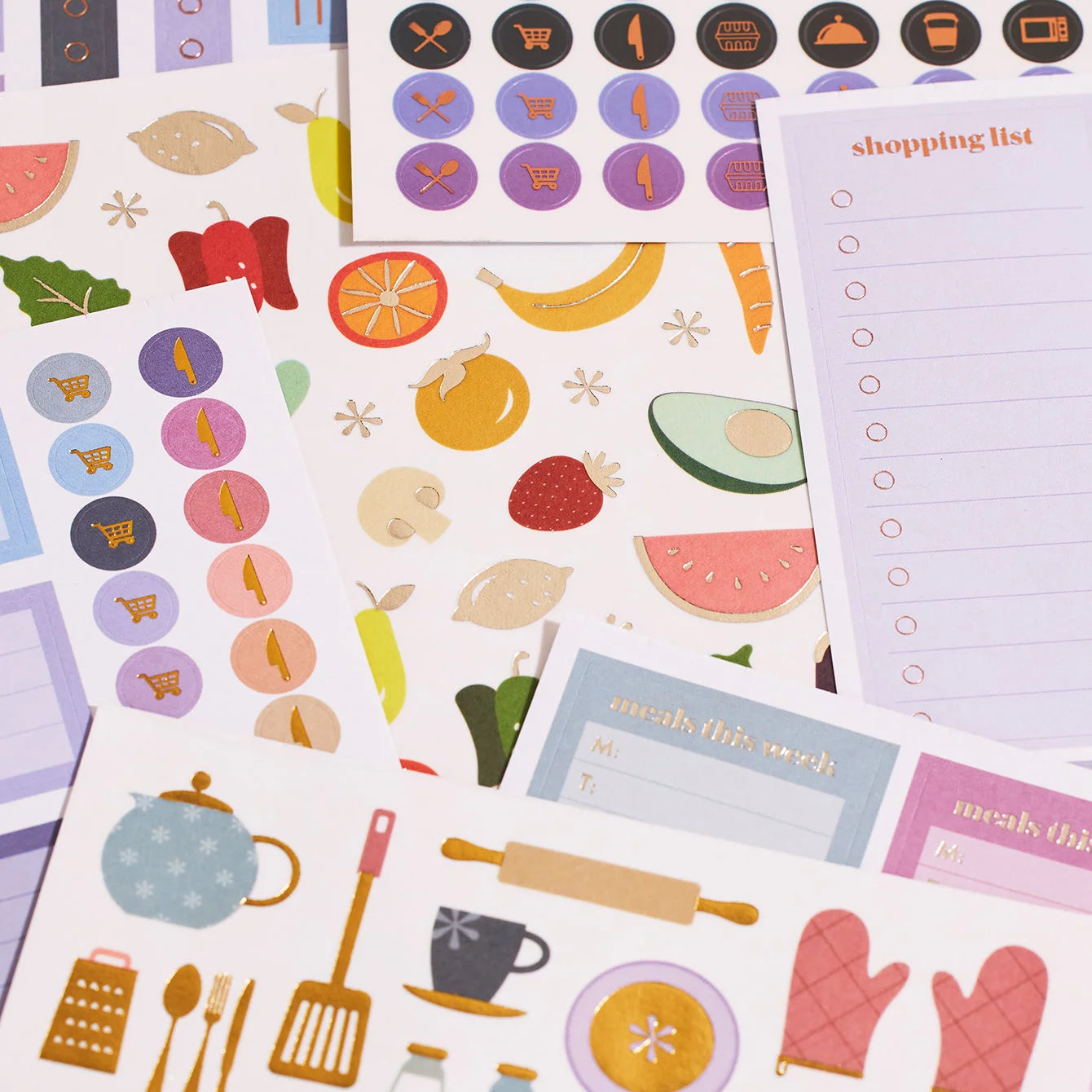 Functional Sticker Book - Meal Prep