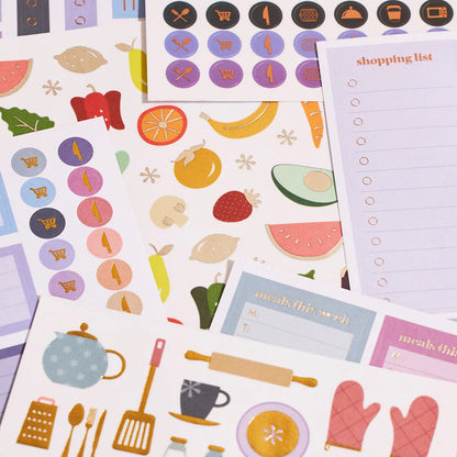 Functional Sticker Book - Meal Prep