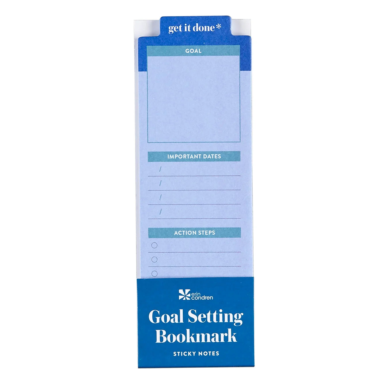 Goal Setting Bookmark Sticky Notes