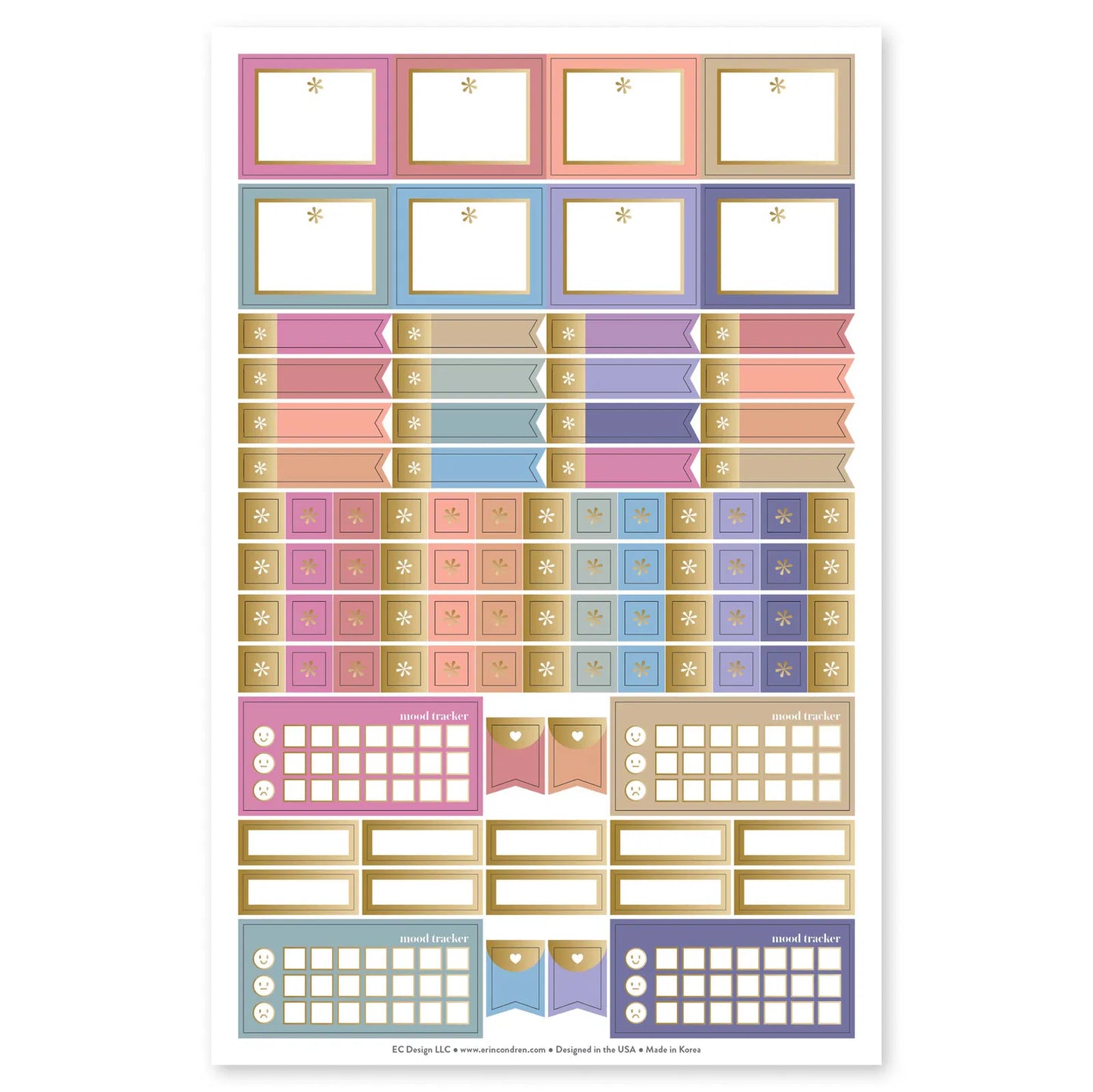 Self Care Journal Petite Planner - Asterisk