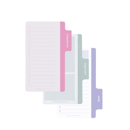 Tabbed Student Sticky Notes 3-pack - Students