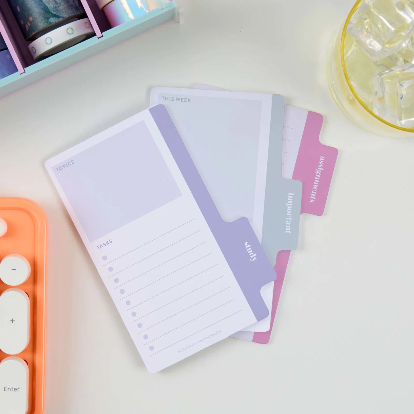 Tabbed Student Sticky Notes 3-pack - Students