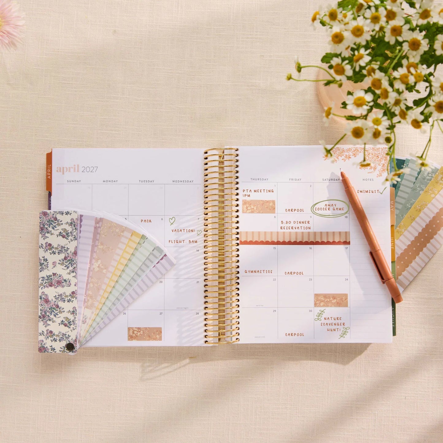 Washi Tape Fan - Toile