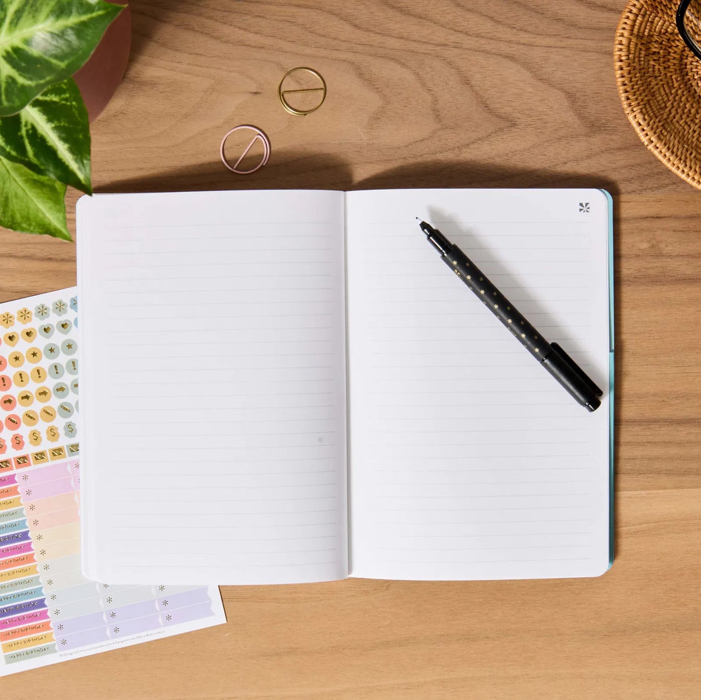 Undated Weekly Petite Planner - Hexagon