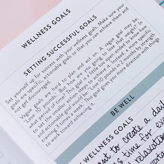 Colorblends Wellness Log PetitePlanner