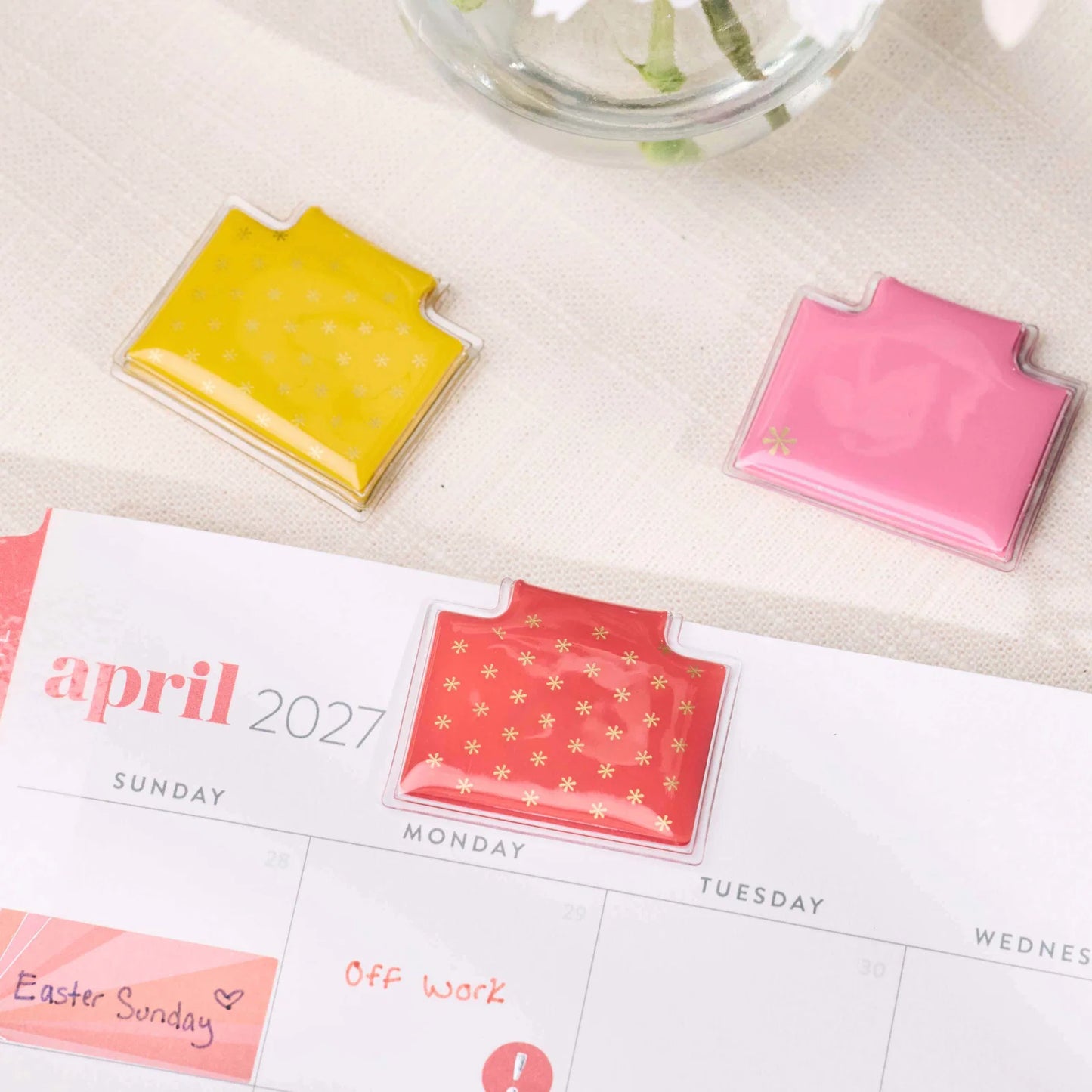 Magnetic Bookmark Set of 3 - Warms