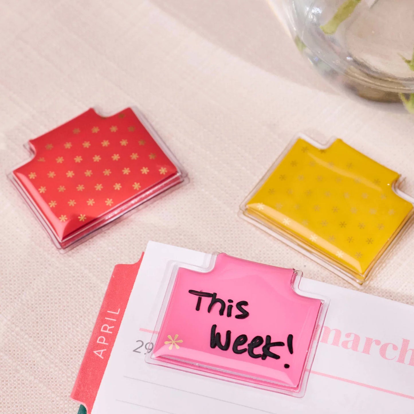 Magnetic Bookmark Set of 3 - Warms