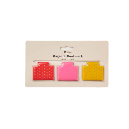 Magnetic Bookmark Set of 3 - Warms