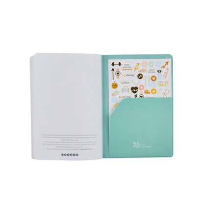 Wellness Log Petite Planner - Bold Florals